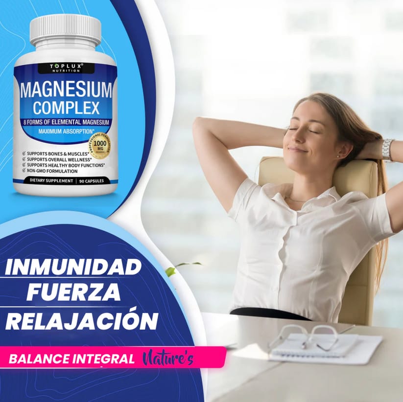 Suplemento de Complejo de MAGNESIO x 60 tab.
